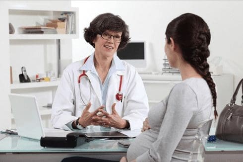 Patient talk to doctor about cervical ripening